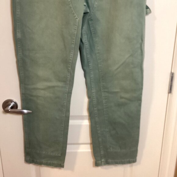 BDG Urban Outfitters Men's Carpenter Green Jeans Double Knee Work Pants - Picture 3 of 13